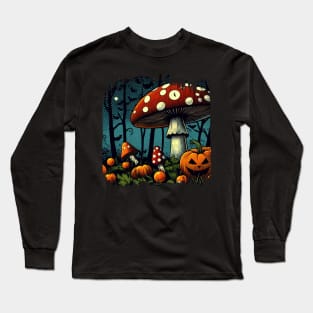 Happy Halloween at Mashroom Garden 01 Long Sleeve T-Shirt